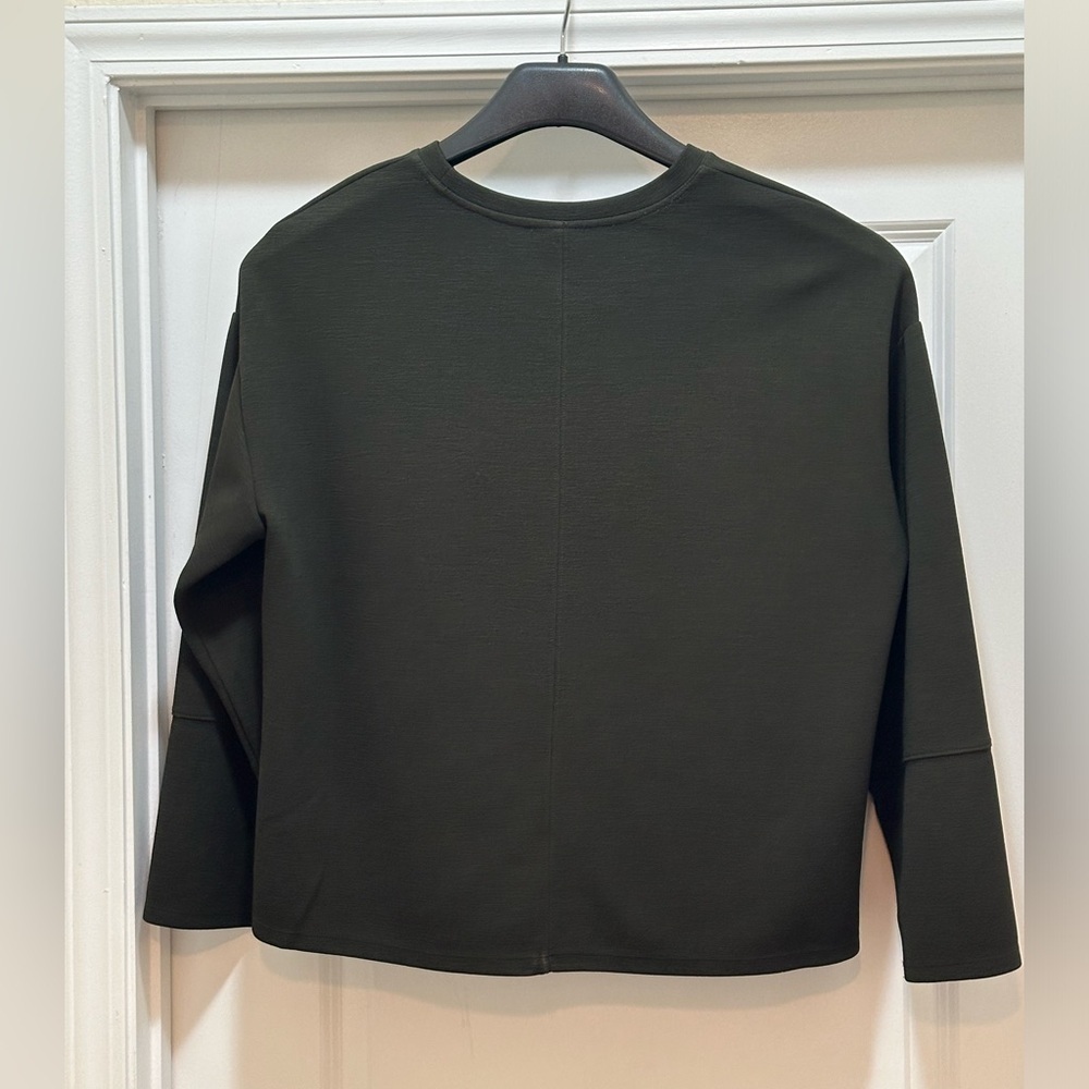 Prologue Green Crewneck Dress Sweater - Size Large - EUC - Picture 2 of 6